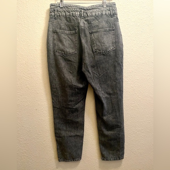 Women’s Black Washed Denim Jeans Size 10 - Picture 5 of 6